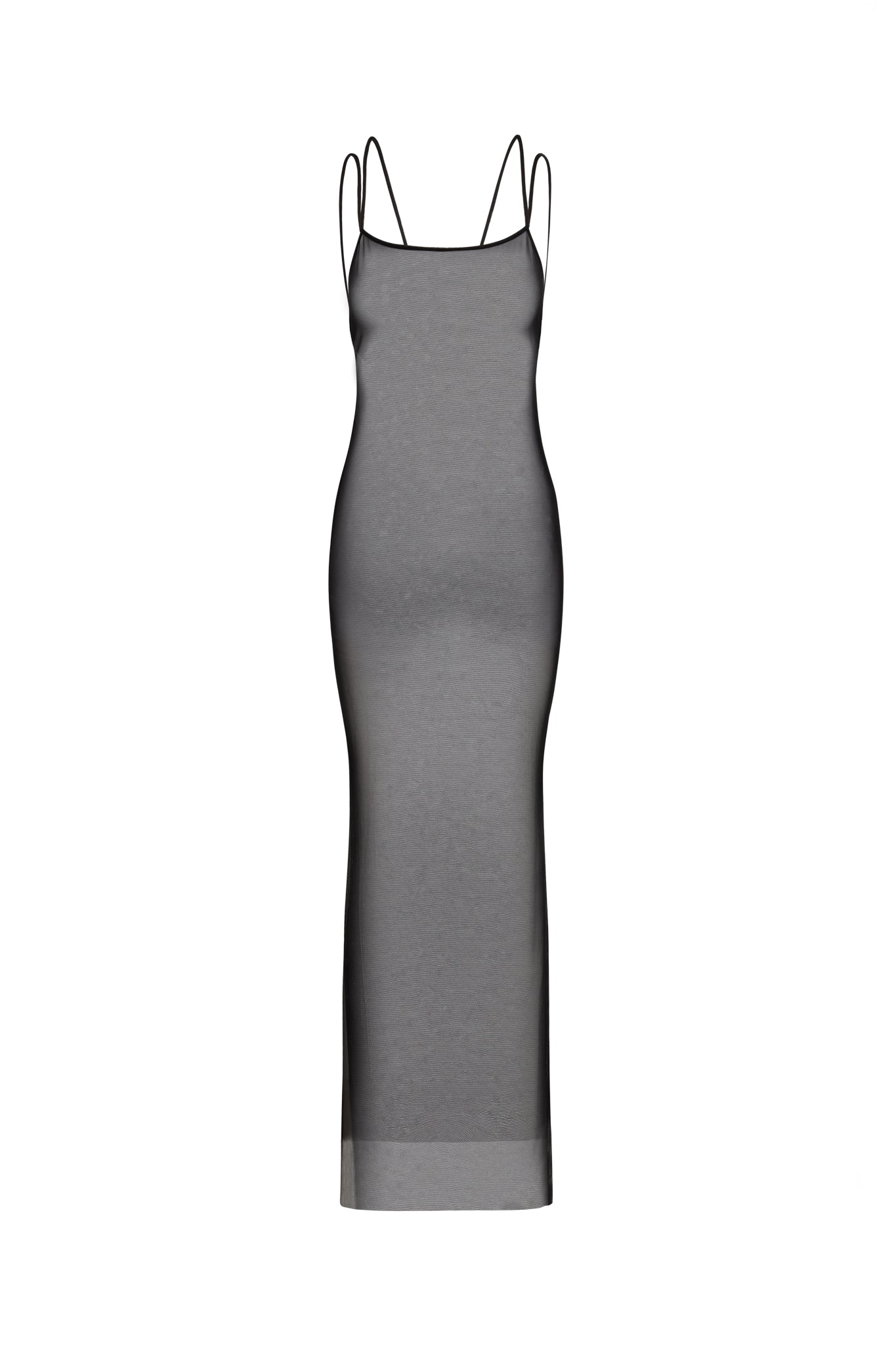 Vittoria Black Sheer Mesh Maxi Dress | See-Through Elegance Franca Vinka Vittoria Black Sheer Mesh Maxi Dress | See-Through Elegance Franca Vinka